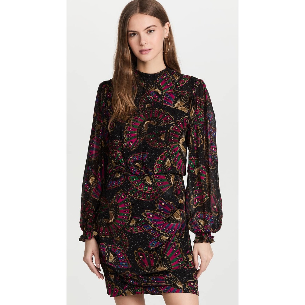 Farm Rio Butterfly Sky Mini Dress Medium NWT